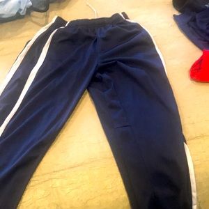 Nike athletic warm ups.  Boys large. Blue pair and black pair.  Great condition